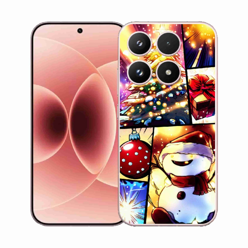 Gelový kryt mmCase na Xiaomi 17 - vánoční motivy 1