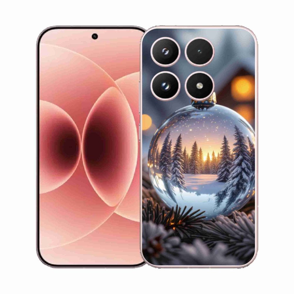 Gelový kryt mmCase na Xiaomi 17 - vánoční ozdoba