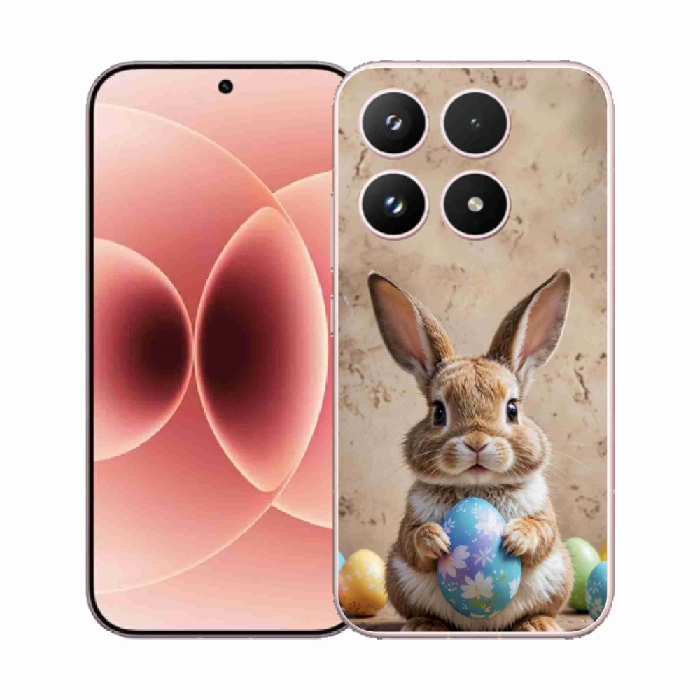 Gelový kryt mmCase na Xiaomi 17 - velikonoční králíček