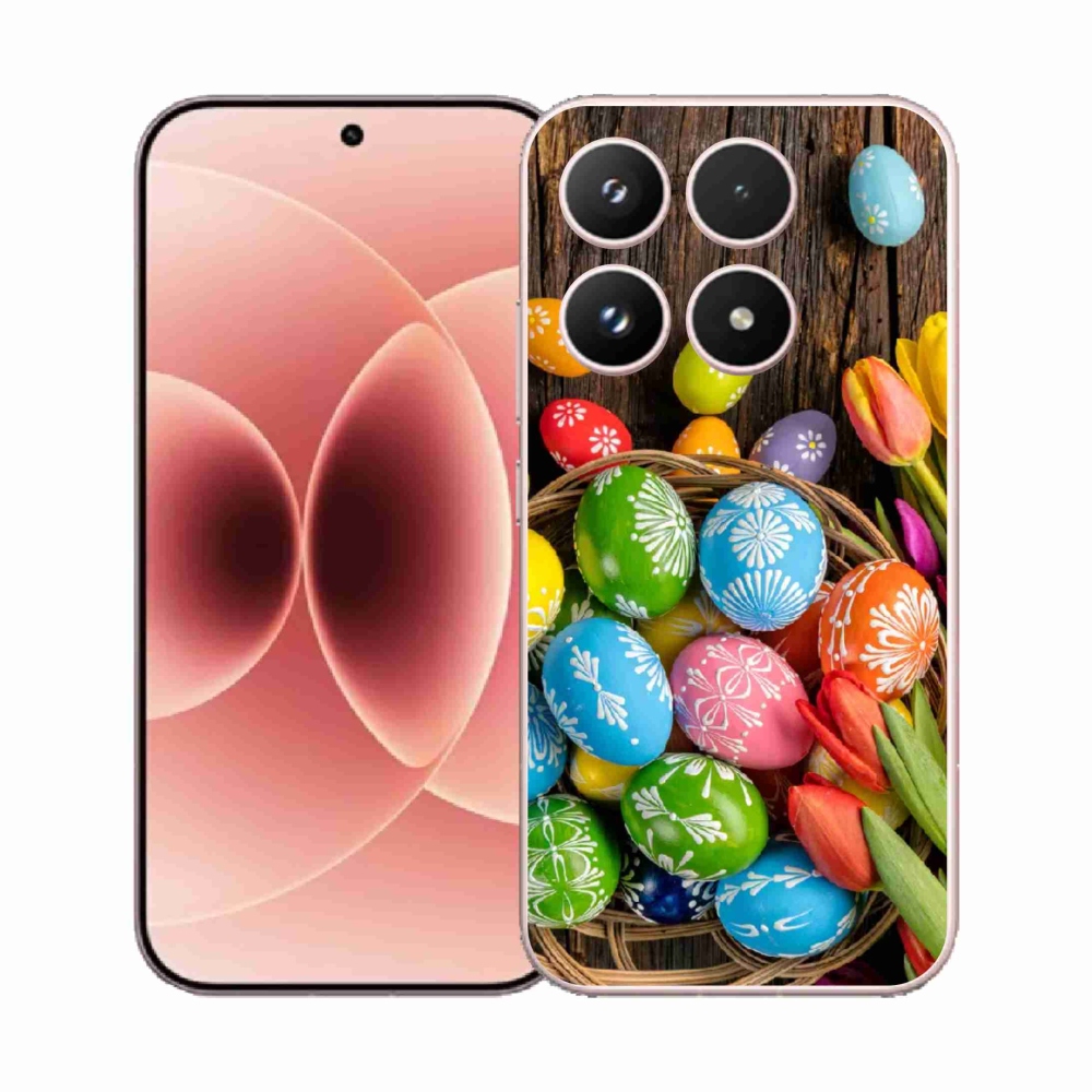 Gelový kryt mmCase na Xiaomi 17 - velikonoční vajíčka