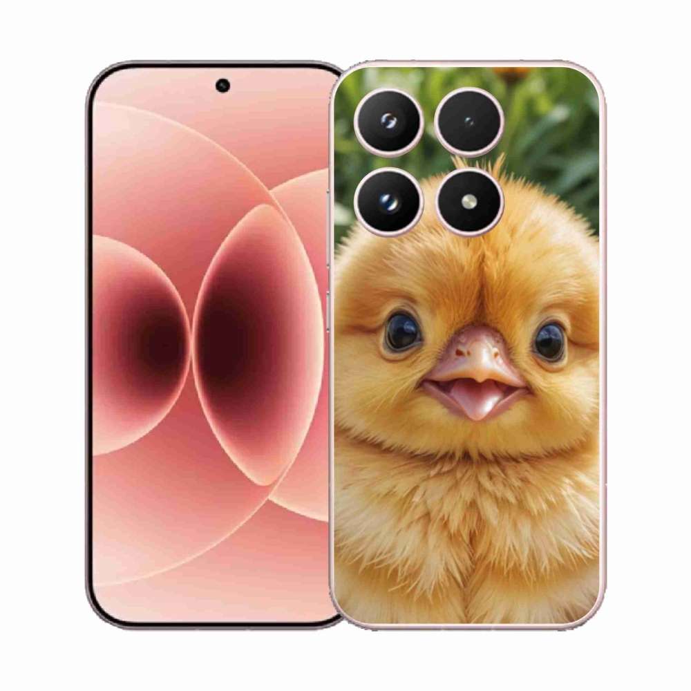 Gelový kryt mmCase na Xiaomi 17 - veselé kuřátko