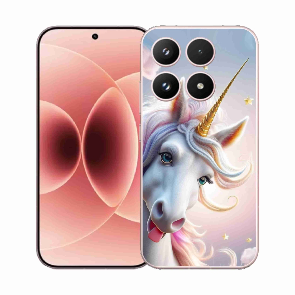 Gelový kryt mmCase na Xiaomi 17 - veselý jednorožec