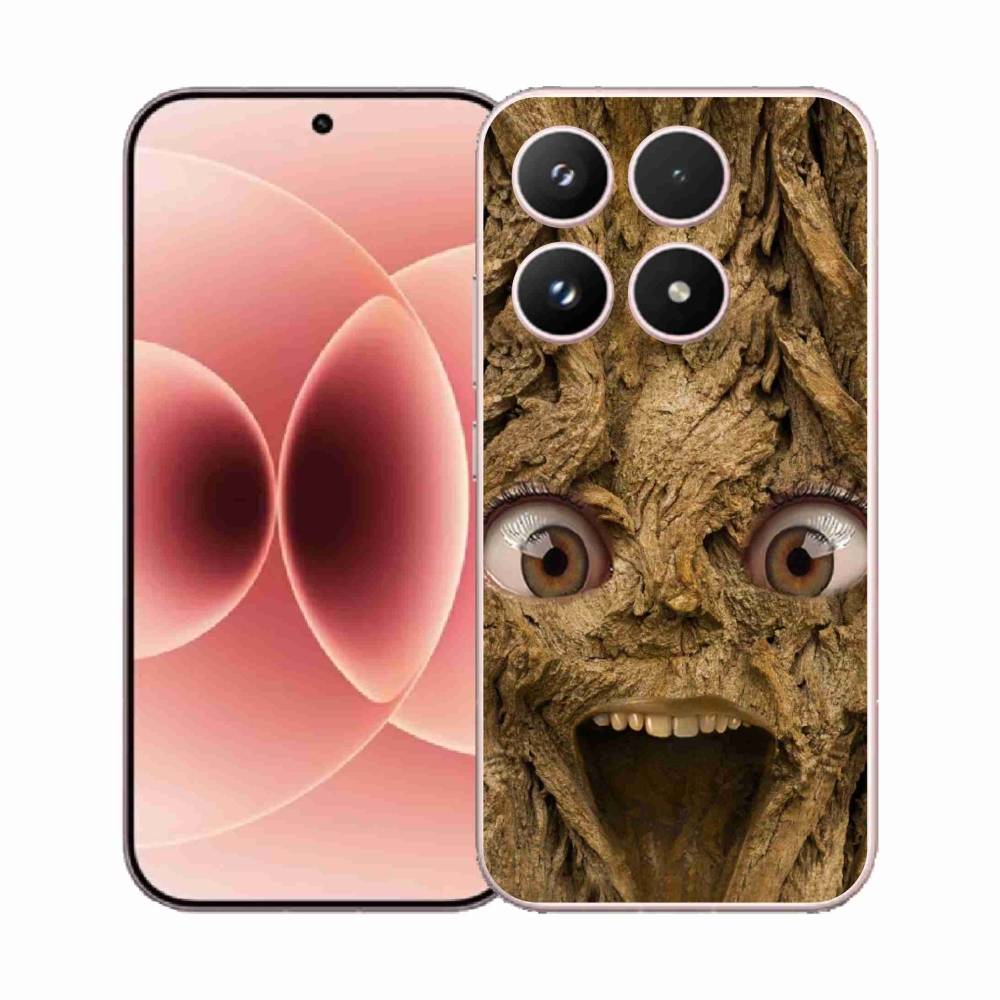 Gelový kryt mmCase na Xiaomi 17 - veselý strom s očima