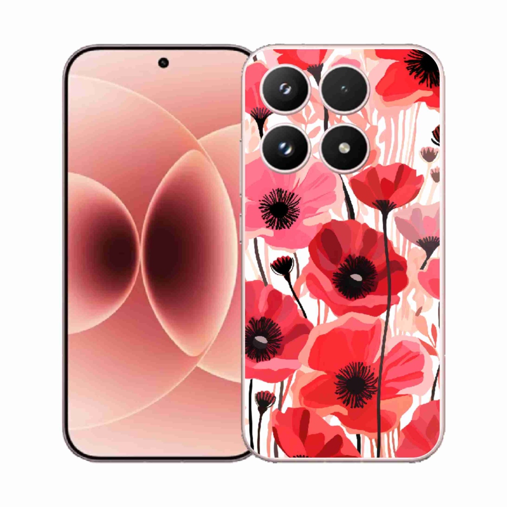 Gelový kryt mmCase na Xiaomi 17 - vlčí mák 1