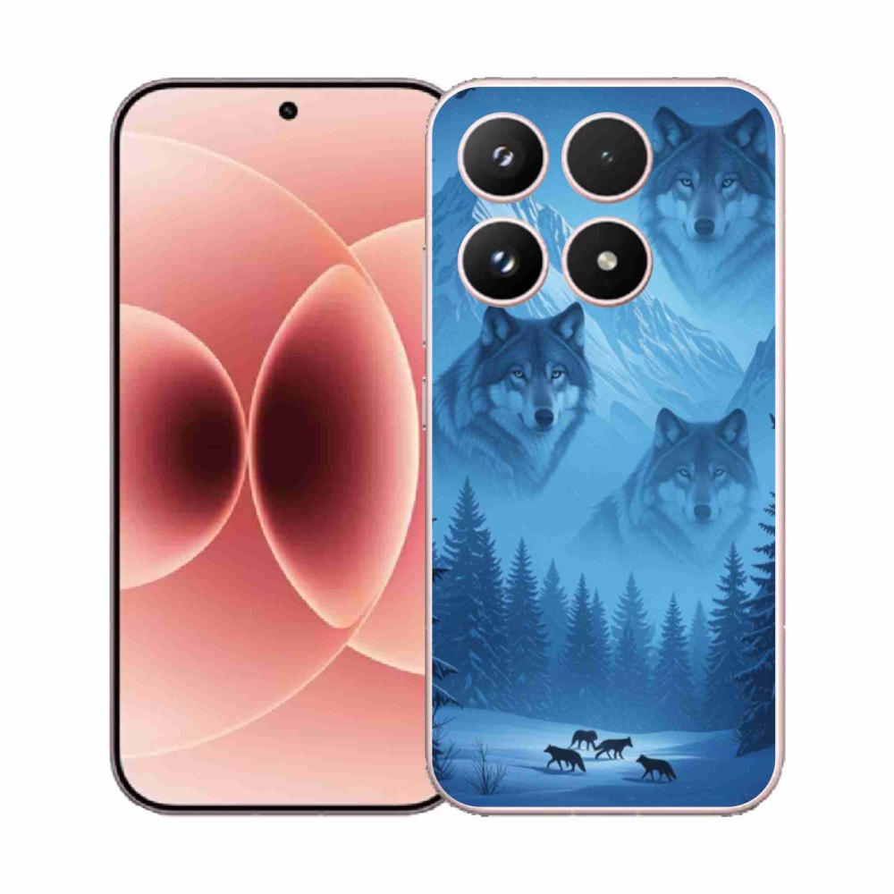 Gelový kryt mmCase na Xiaomi 17 - vlčí smečka