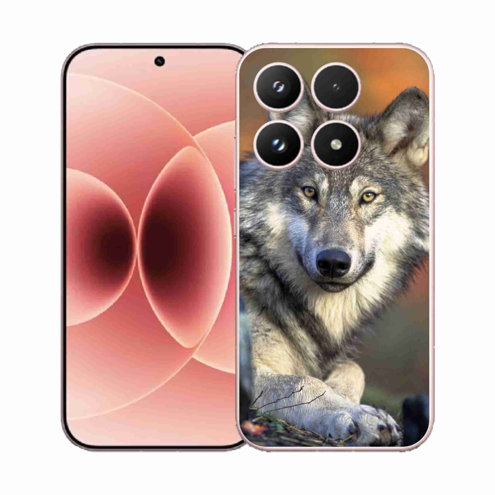 Gelový kryt mmCase na Xiaomi 17 - vlk