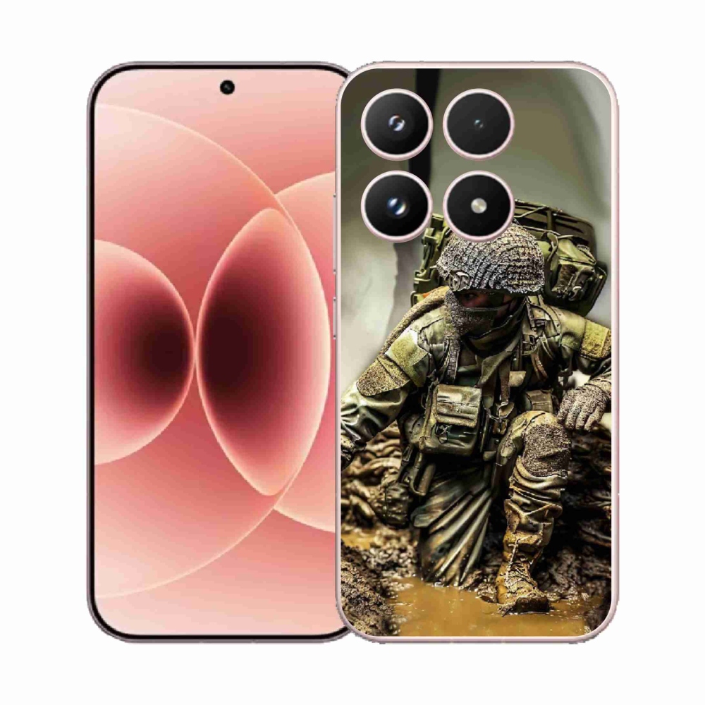 Gelový kryt mmCase na Xiaomi 17 - voják