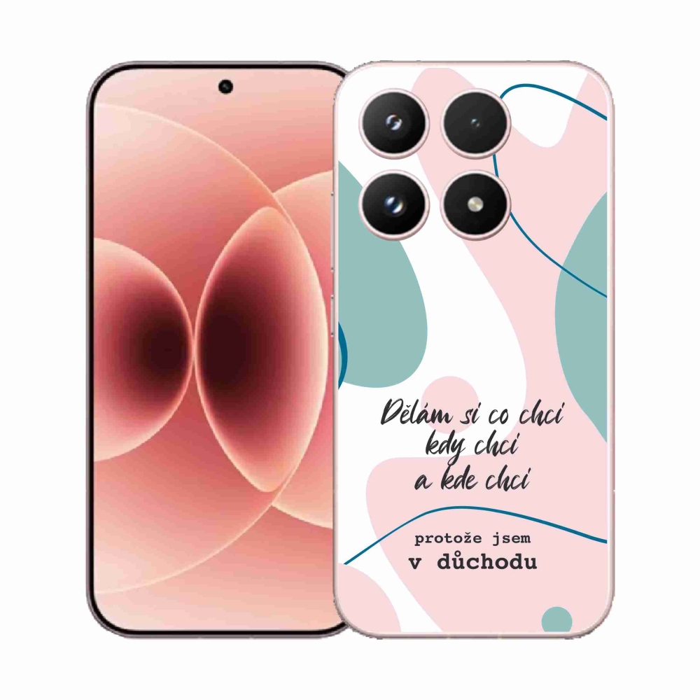 Gelový kryt mmCase na Xiaomi 17 - vtipný text 10 bílé pozadí