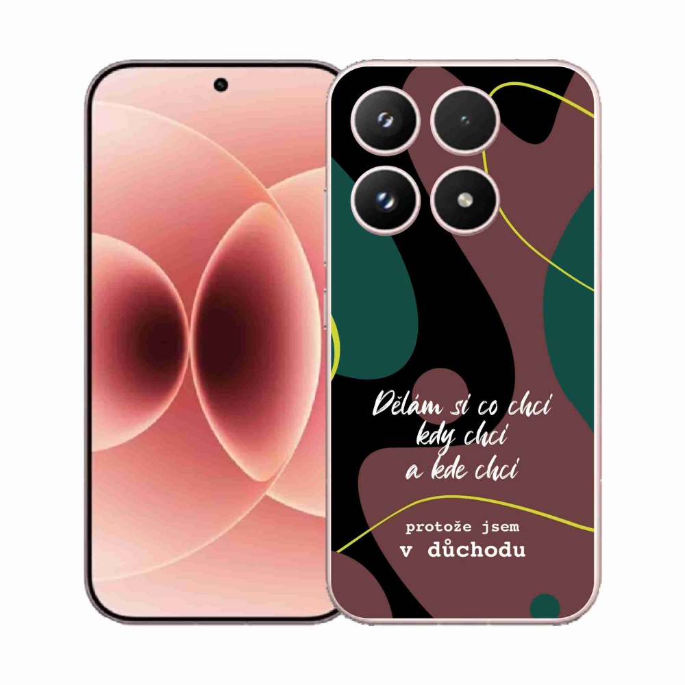 Gelový kryt mmCase na Xiaomi 17 - vtipný text 10 černé pozadí