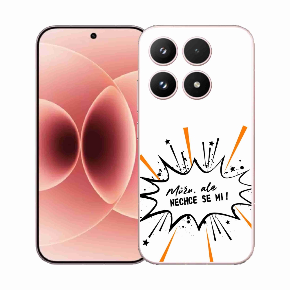 Gelový kryt mmCase na Xiaomi 17 - vtipný text 11 bílé pozadí