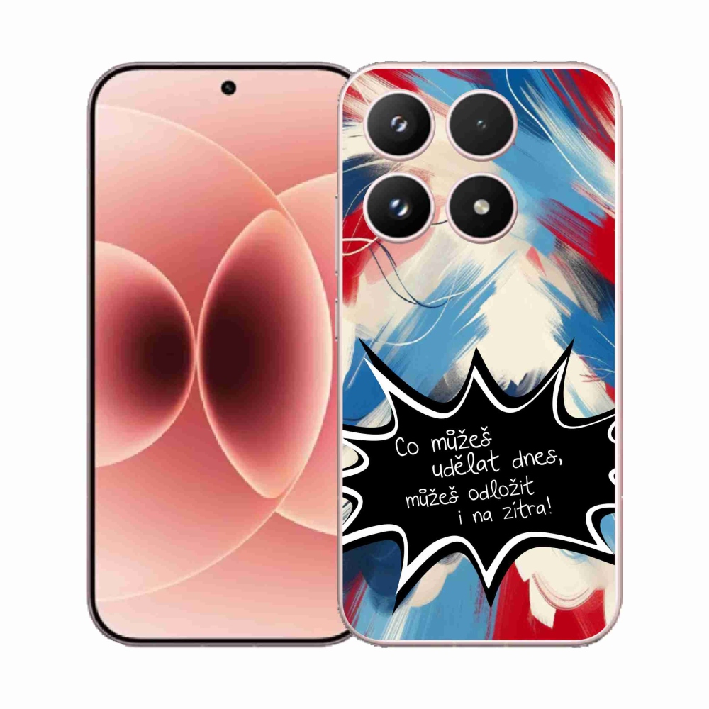 Gelový kryt mmCase na Xiaomi 17 - vtipný text 9 černé pozadí