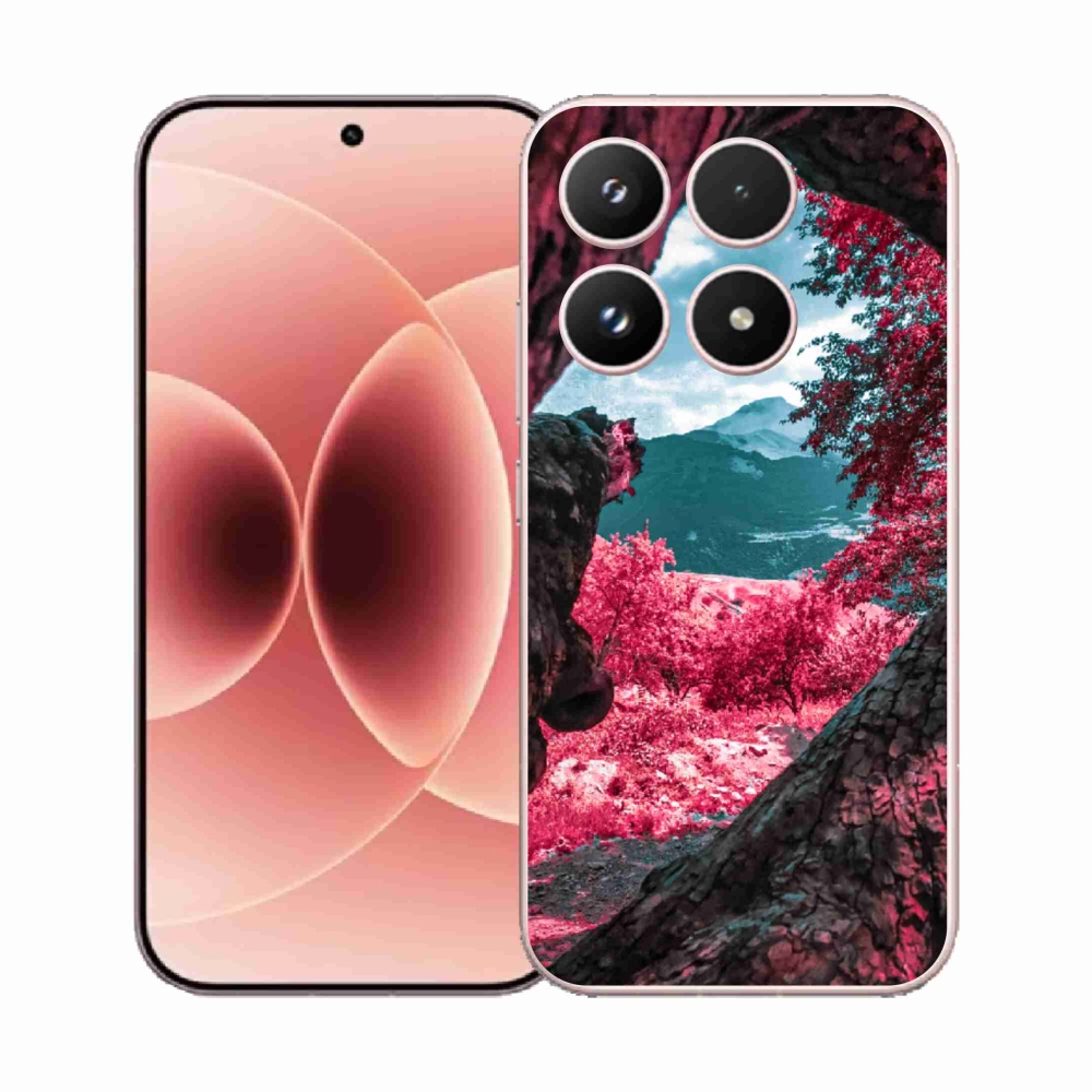 Gelový kryt mmCase na Xiaomi 17 - výhled na hory