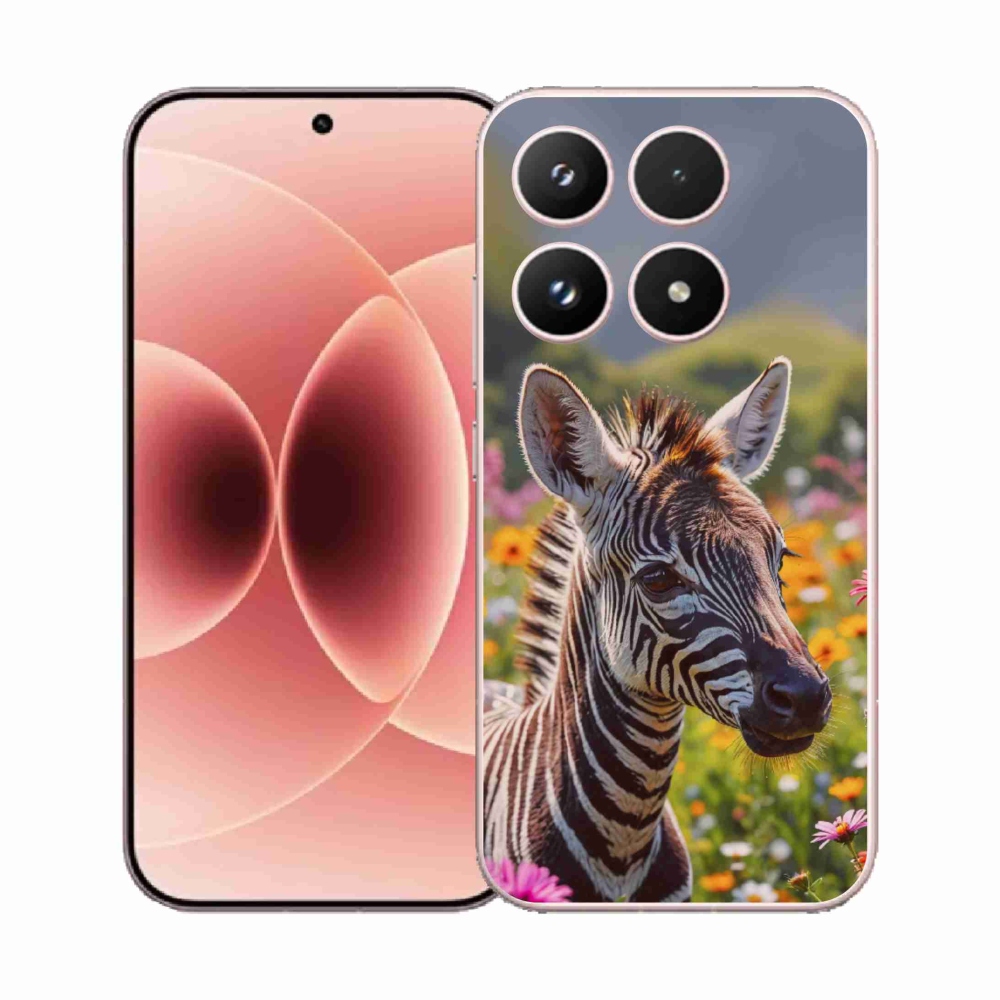 Gelový kryt mmCase na Xiaomi 17 - zebra na louce