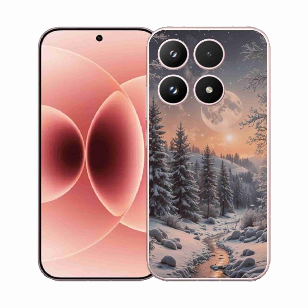 Gelový kryt mmCase na Xiaomi 17 - zimní krajina 2