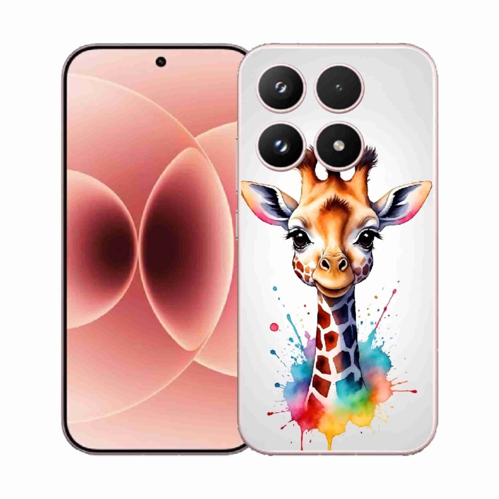 Gelový kryt mmCase na Xiaomi 17 - žirafa 1