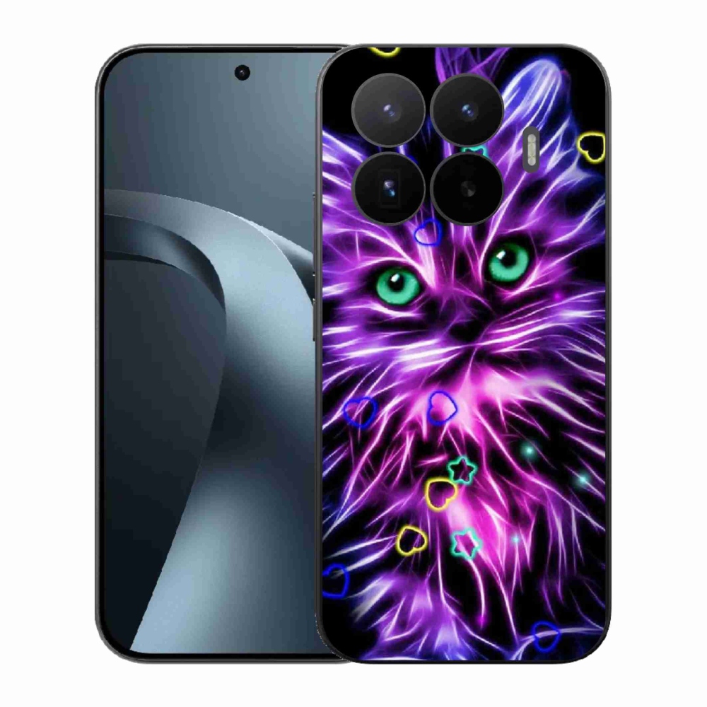 Gelový kryt mmCase na Xiaomi 17T - abstraktní kočka