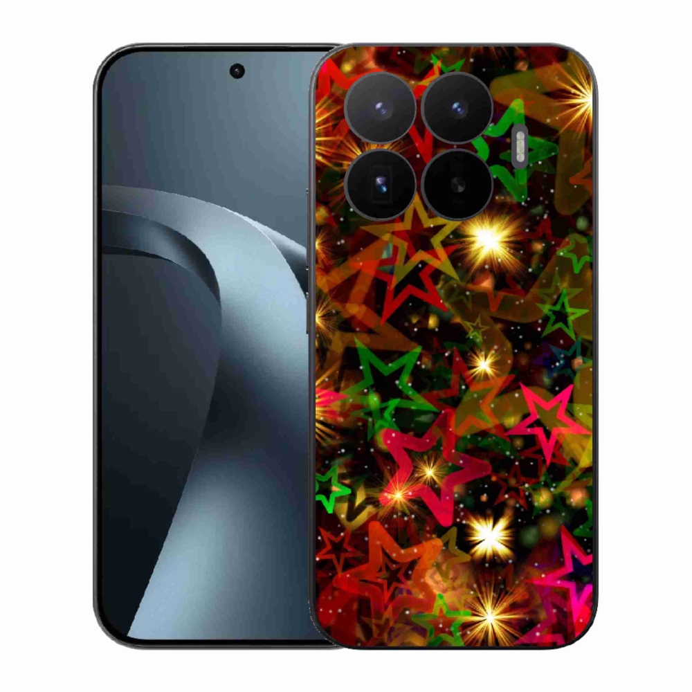 Gelový kryt mmCase na Xiaomi 17T - barevné hvězdičky