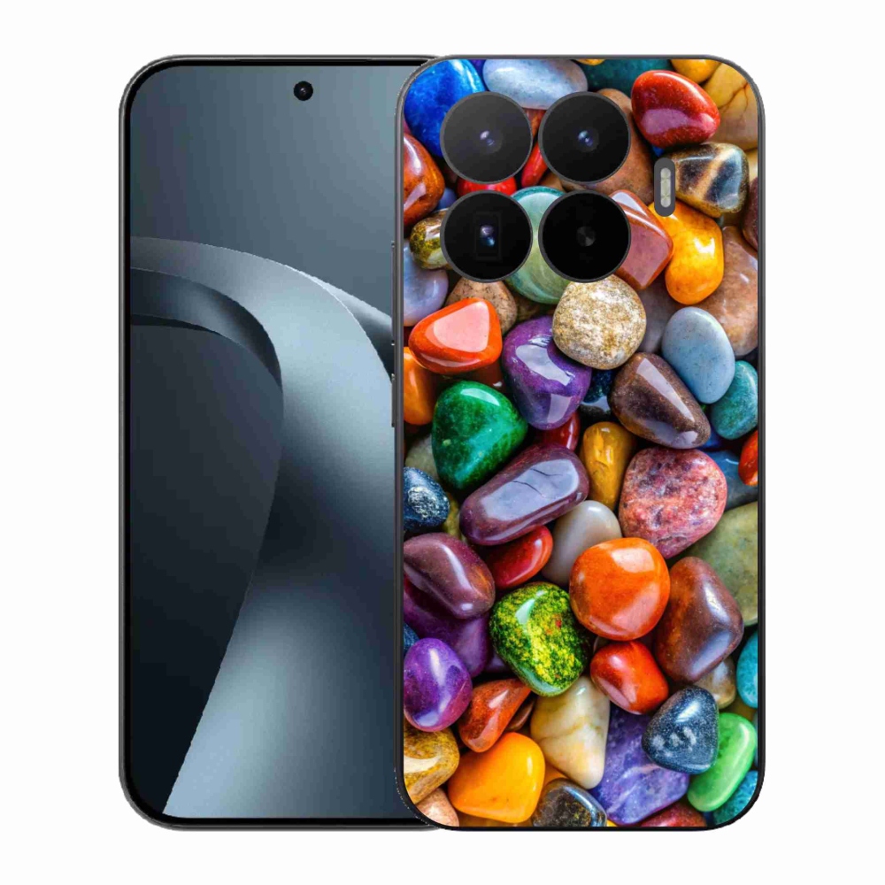 Gelový kryt mmCase na Xiaomi 17T - barevné kamínky