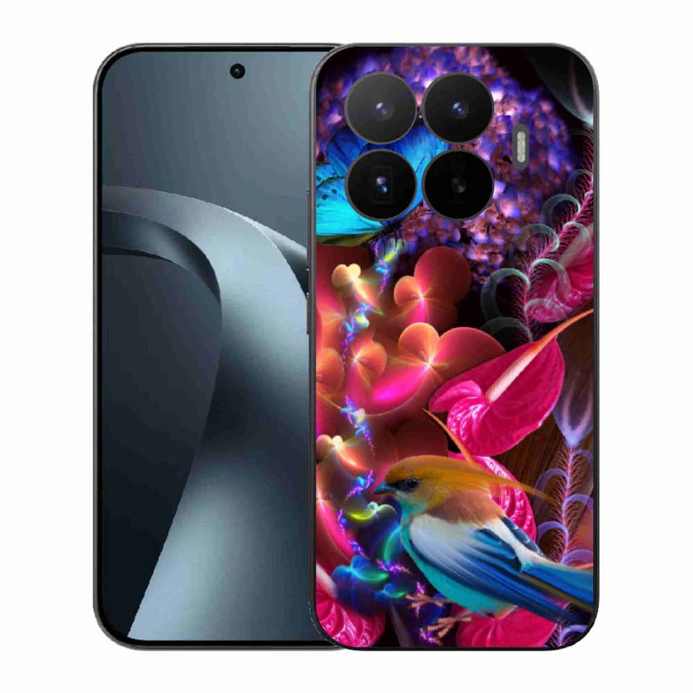 Gelový kryt mmCase na Xiaomi 17T - barevné květiny