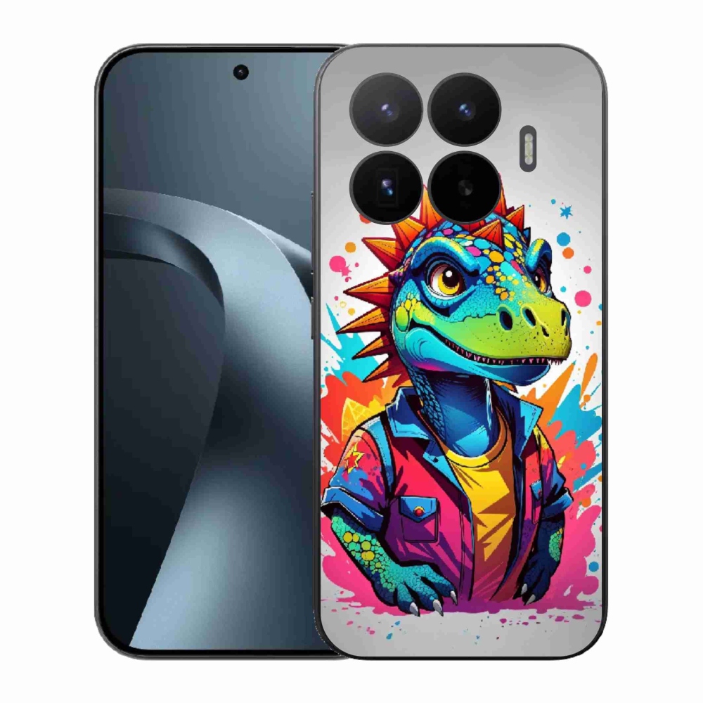Gelový kryt mmCase na Xiaomi 17T - barevný dinosaurus