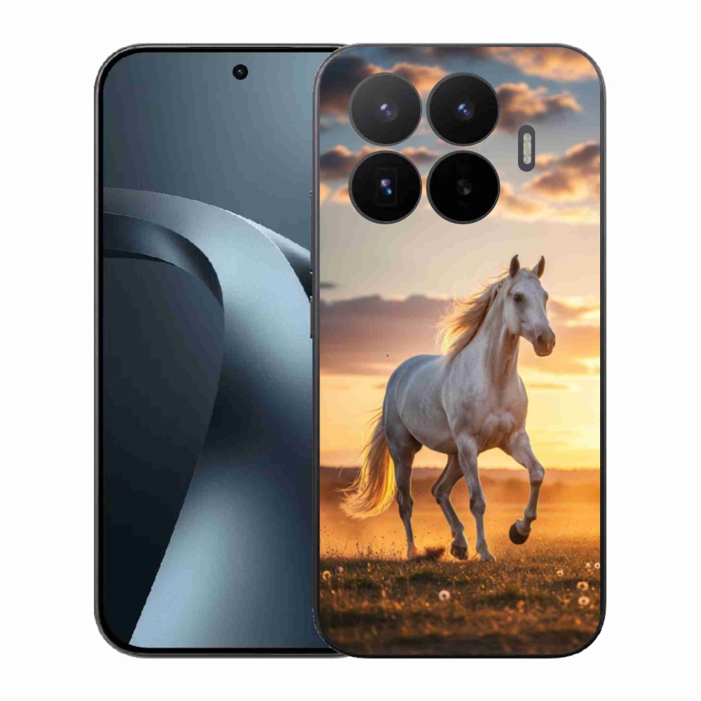 Gelový kryt mmCase na Xiaomi 17T - běžící bílý kůň 2