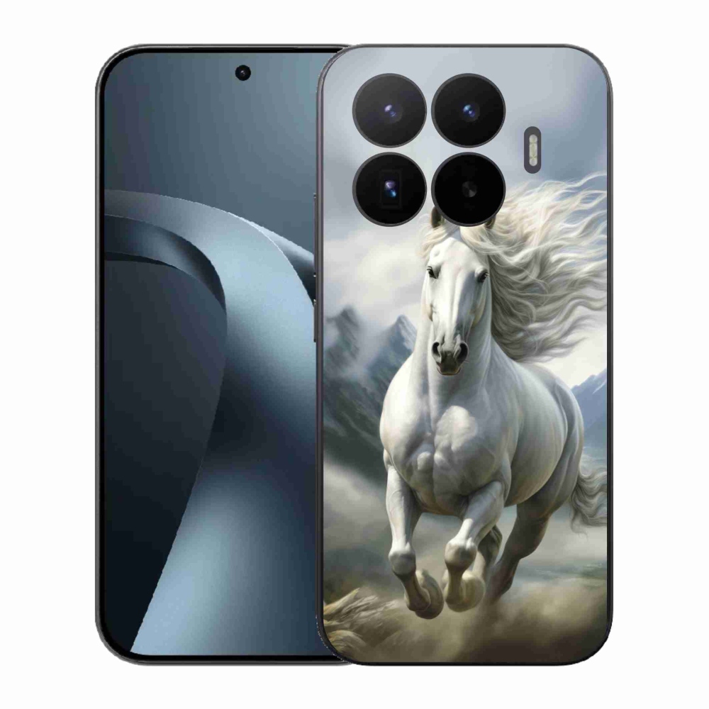 Gelový kryt mmCase na Xiaomi 17T - běžící bílý kůň 3