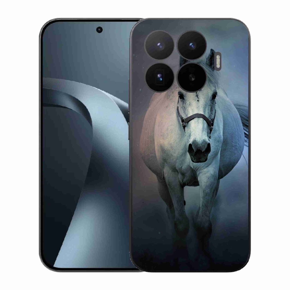 Gelový kryt mmCase na Xiaomi 17T - běžící bílý kůň