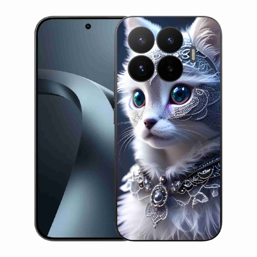 Gelový kryt mmCase na Xiaomi 17T - bílá kočka