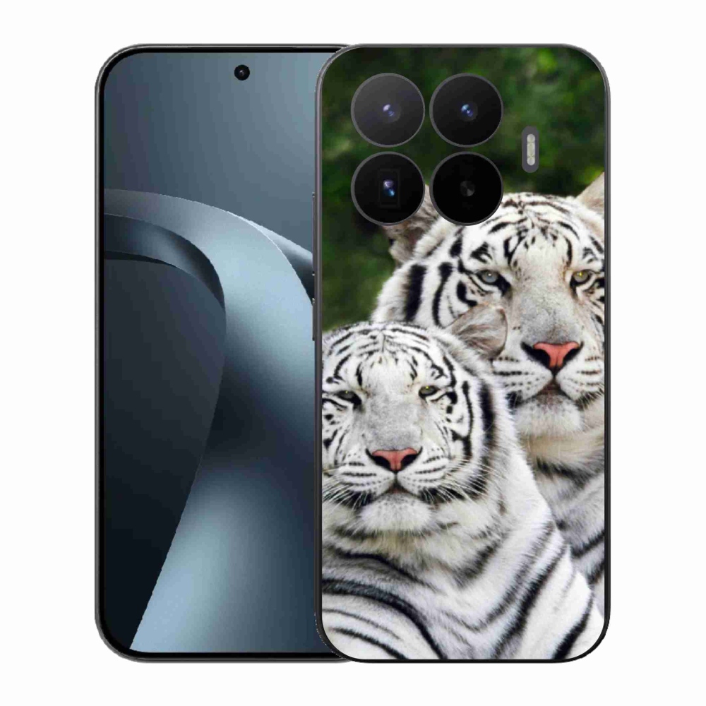Gelový kryt mmCase na Xiaomi 17T - bílí tygři