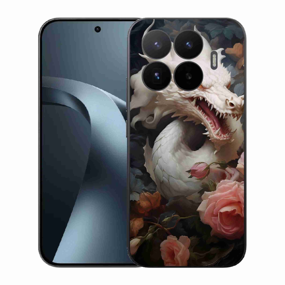 Gelový kryt mmCase na Xiaomi 17T - bílý drak