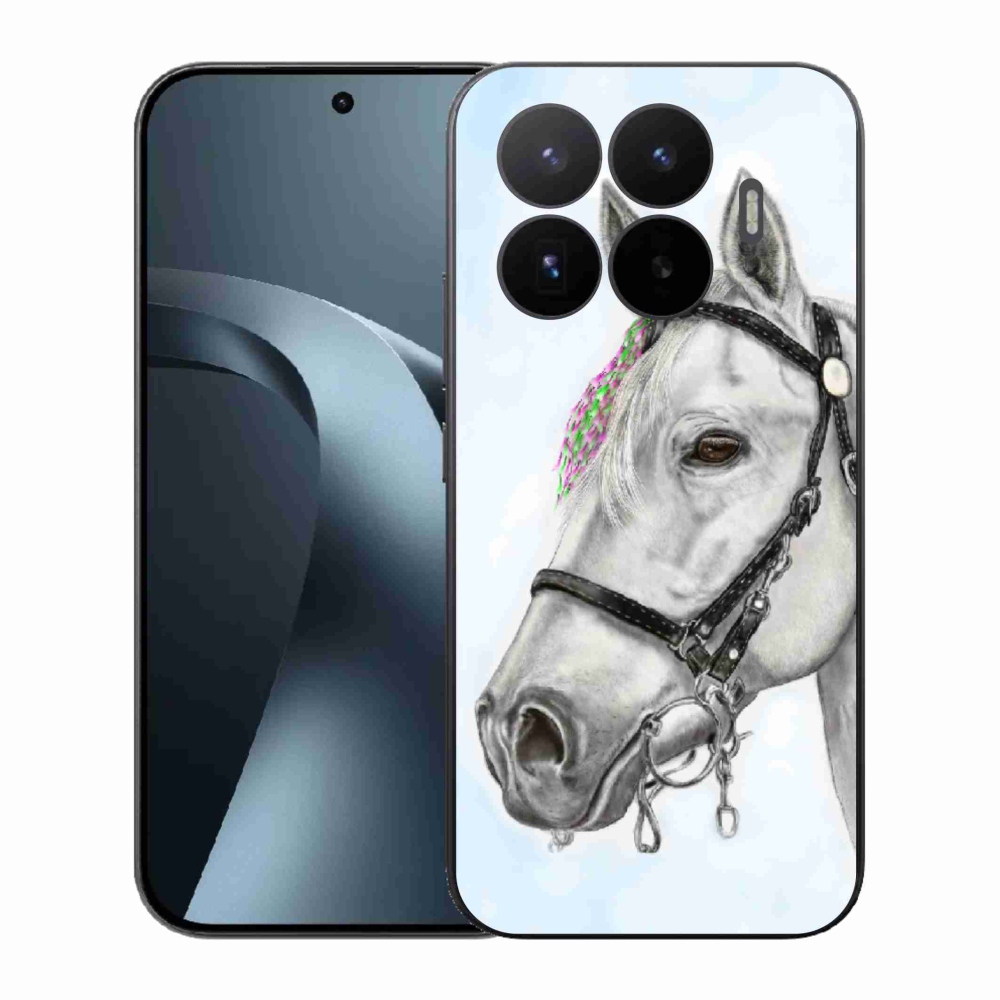 Gelový kryt mmCase na Xiaomi 17T - bílý kůň 1