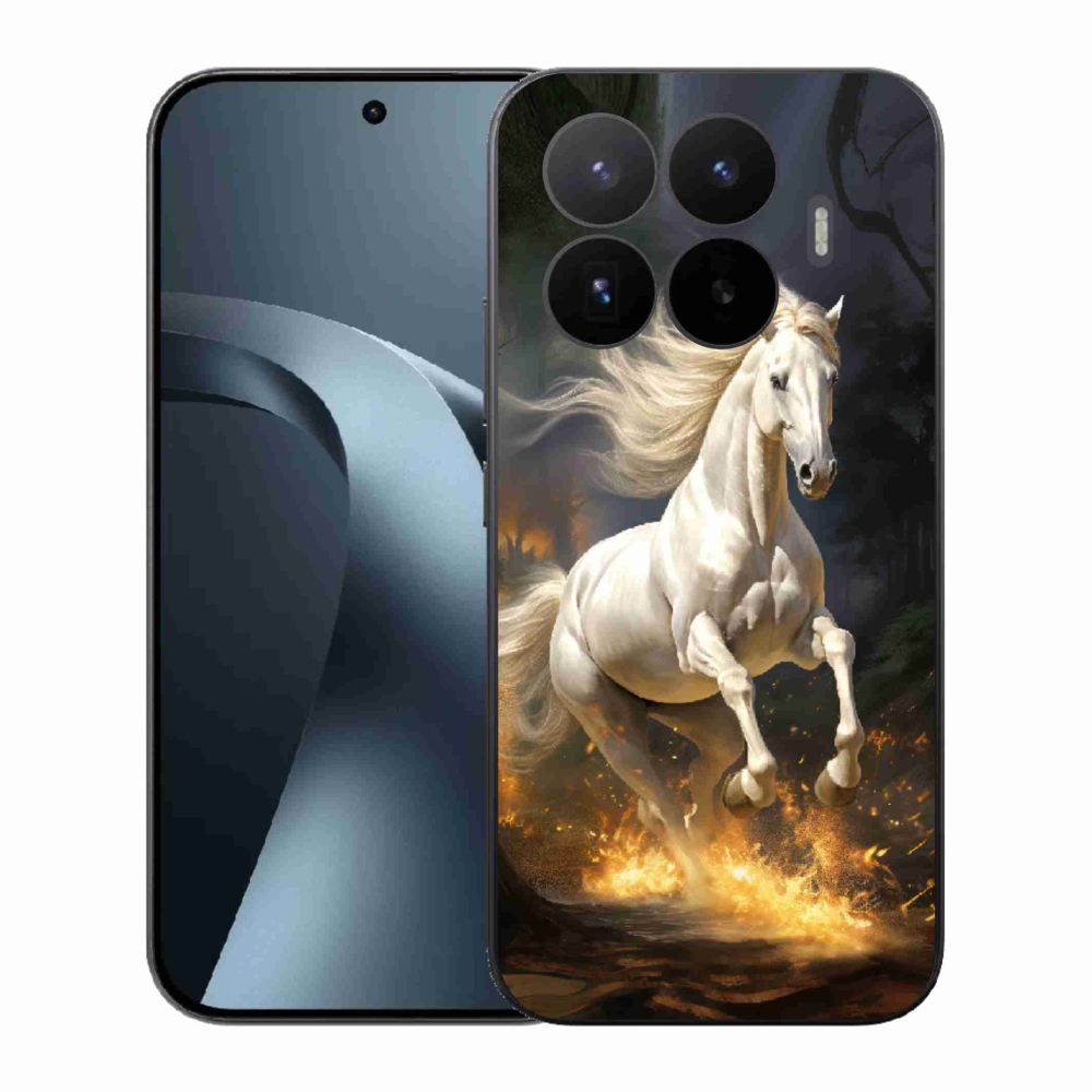 Gelový kryt mmCase na Xiaomi 17T - bílý kůň 2