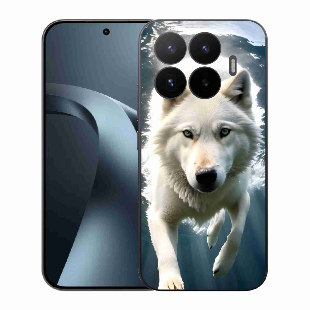 Gelový kryt mmCase na Xiaomi 17T - bílý vlk