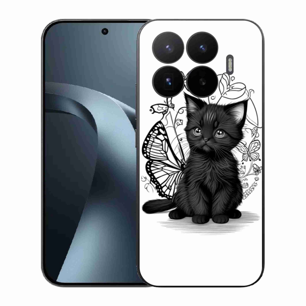 Gelový kryt mmCase na Xiaomi 17T - černé kotě