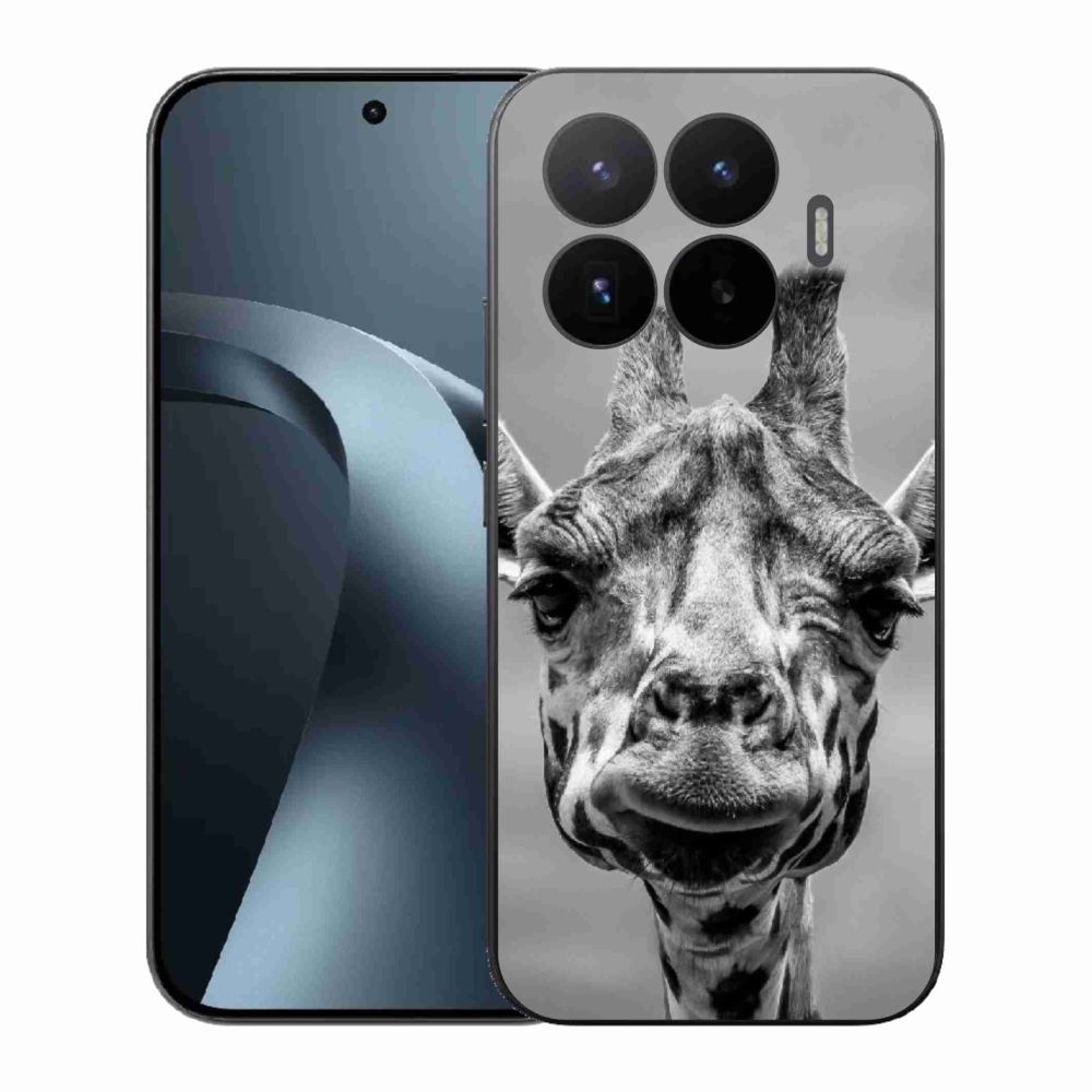 Gelový kryt mmCase na Xiaomi 17T - černobílá žirafa