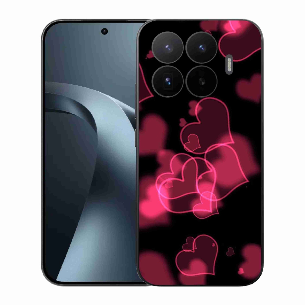 Gelový kryt mmCase na Xiaomi 17T - červená srdíčka