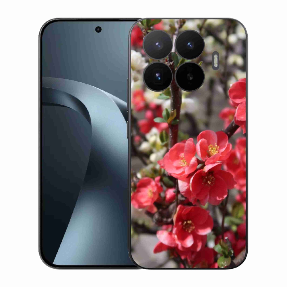 Gelový kryt mmCase na Xiaomi 17T - červené květy