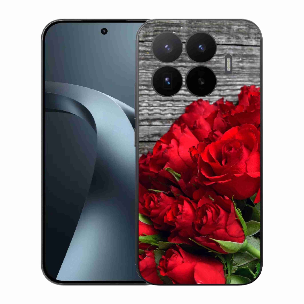 Gelový kryt mmCase na Xiaomi 17T - červené růže