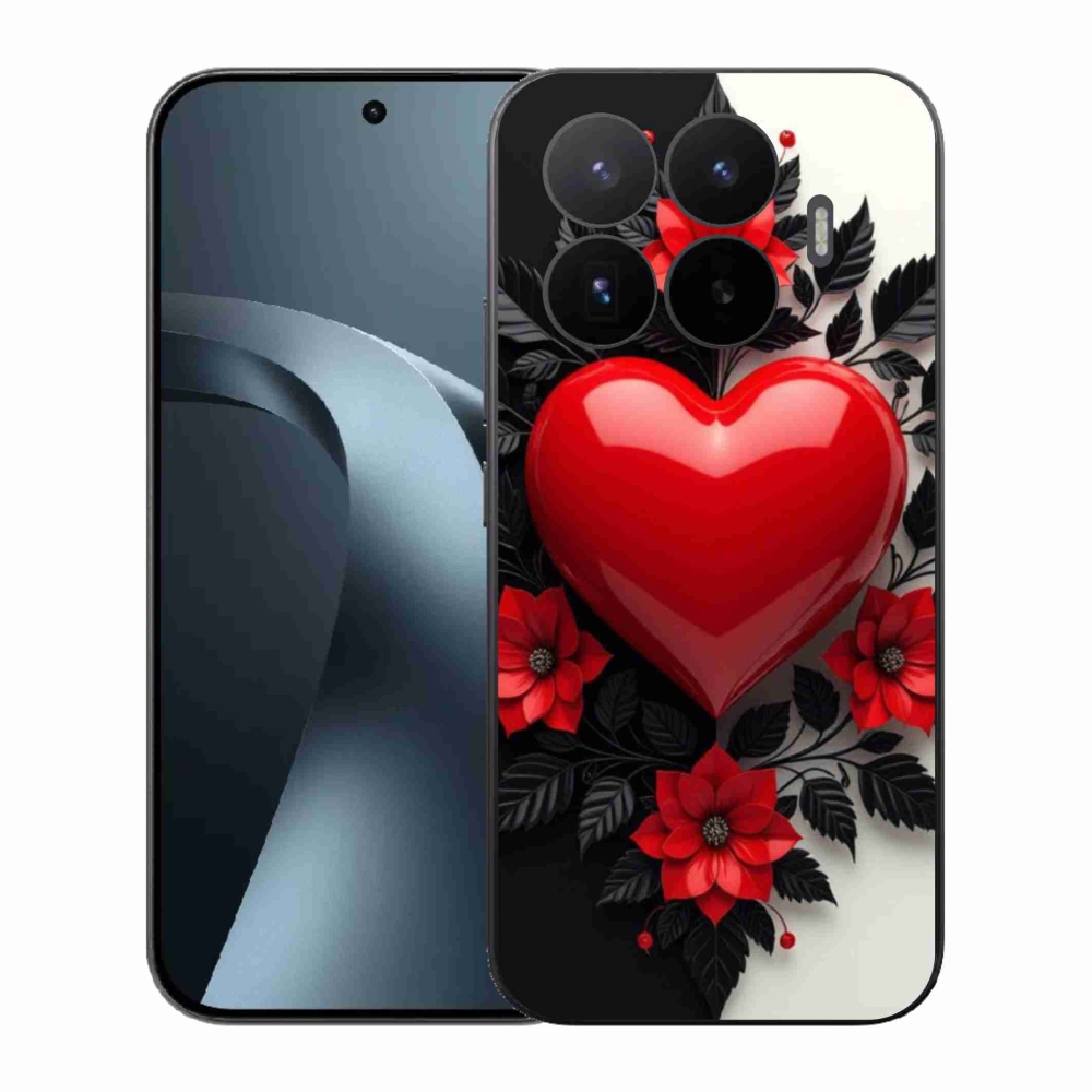 Gelový kryt mmCase na Xiaomi 17T - červené srdce
