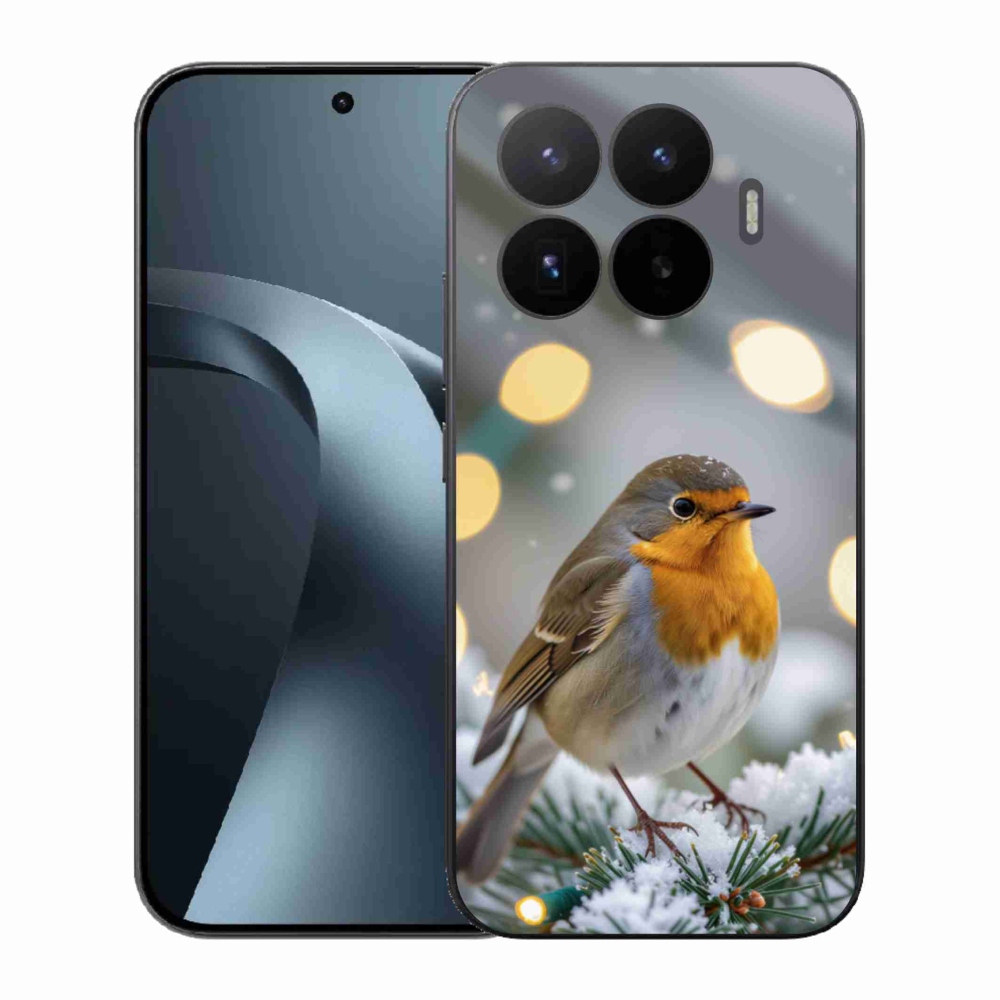 Gelový kryt mmCase na Xiaomi 17T - červenka v zimě