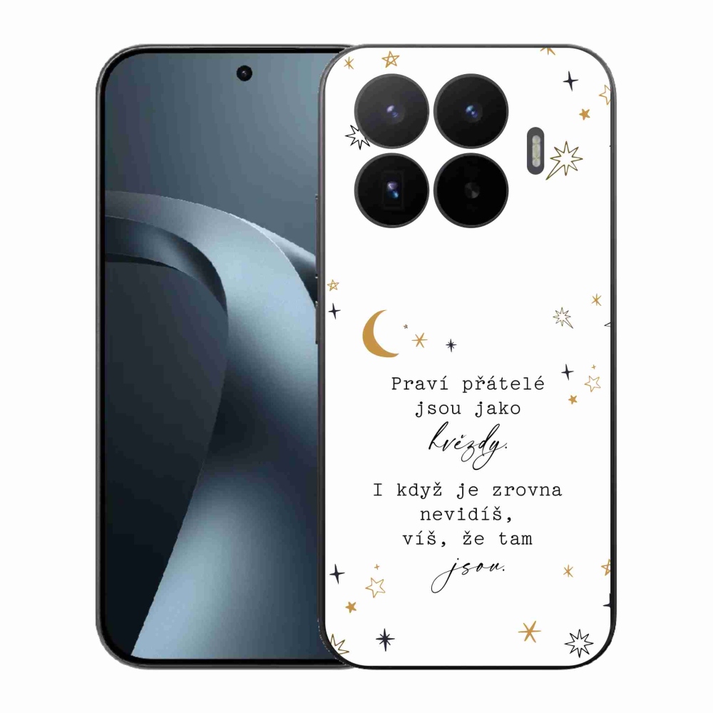 Gelový kryt mmCase na Xiaomi 17T - citát 6 bílé pozadí