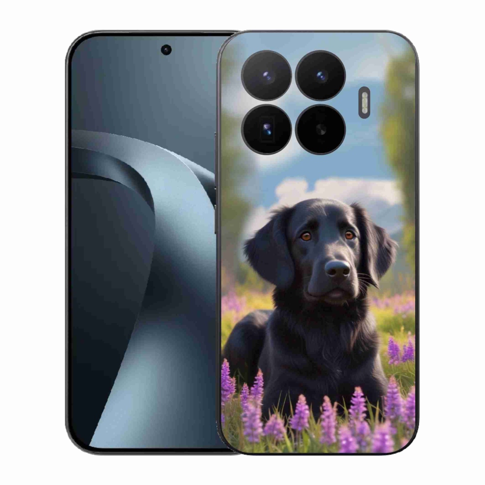 Gelový kryt mmCase na Xiaomi 17T - elegantní černý retrívr