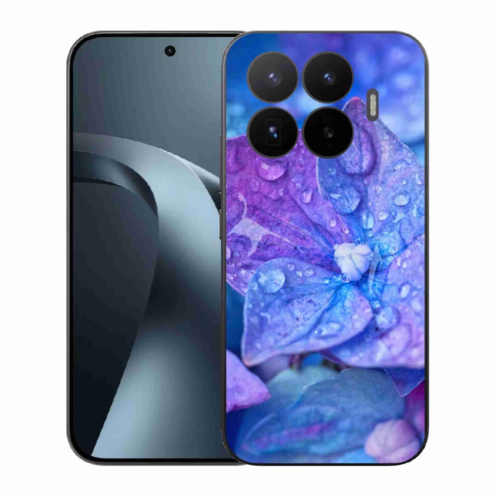 Gelový kryt mmCase na Xiaomi 17T - fialový květ