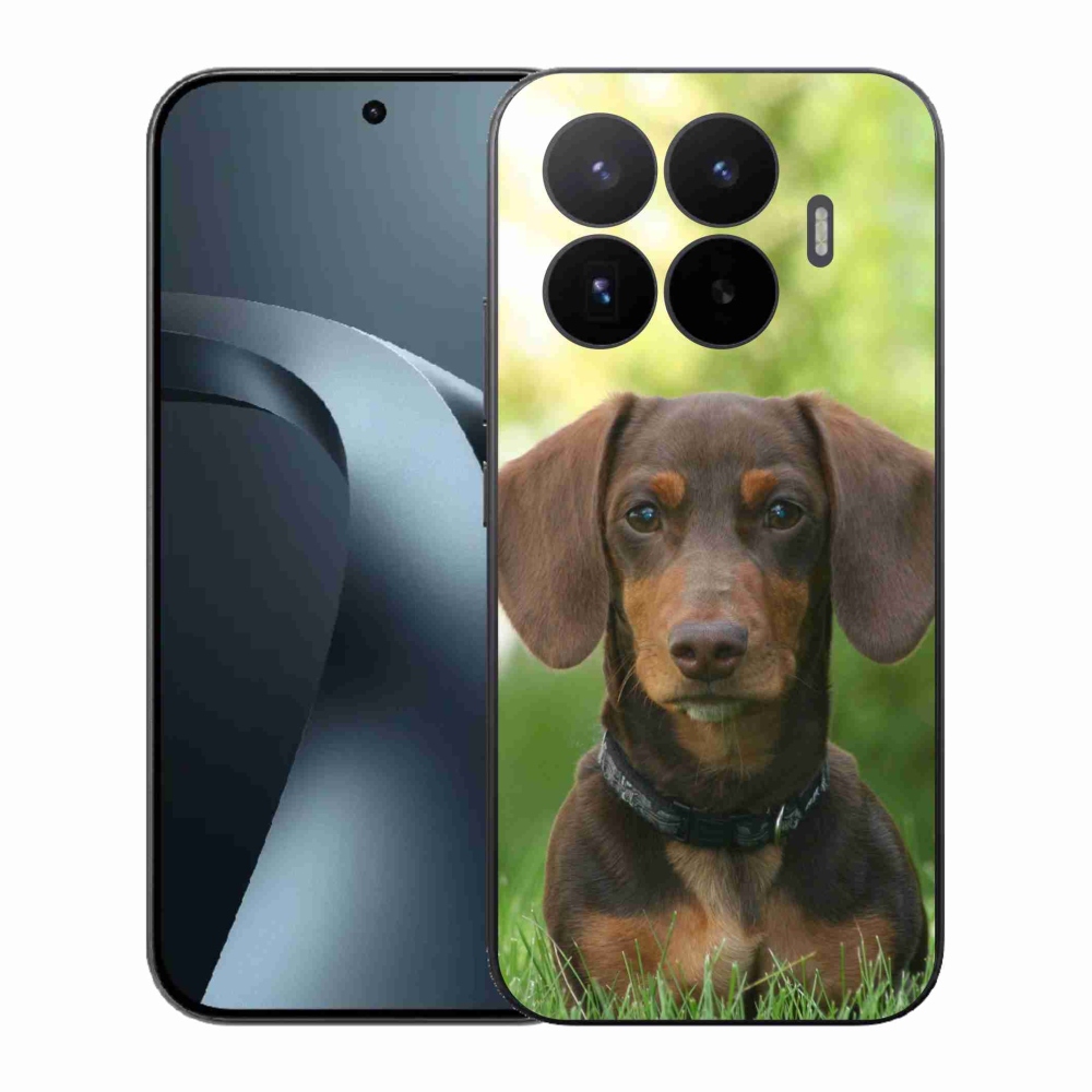 Gelový kryt mmCase na Xiaomi 17T - hnědý jezevčík