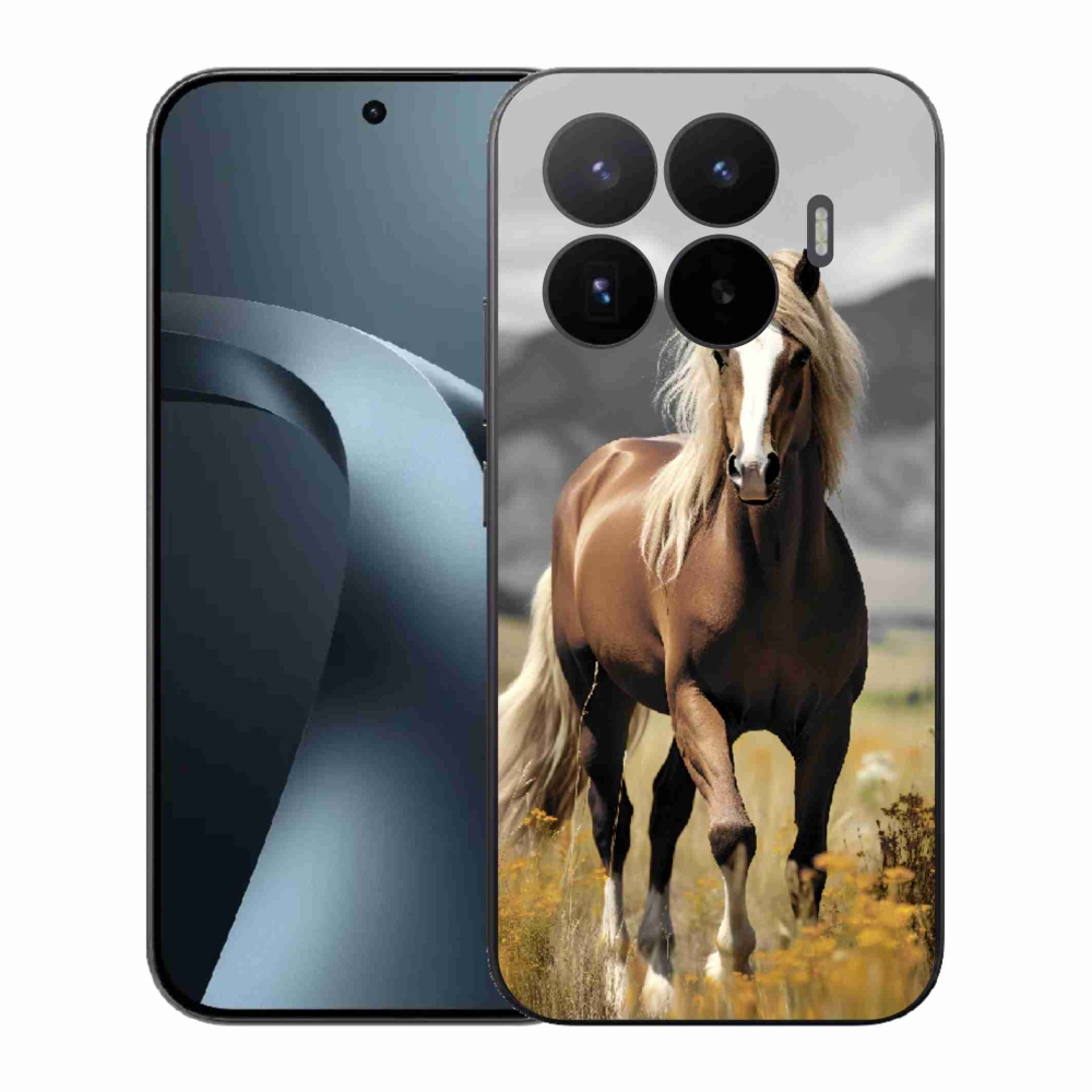 Gelový kryt mmCase na Xiaomi 17T - hnědý kůň 1