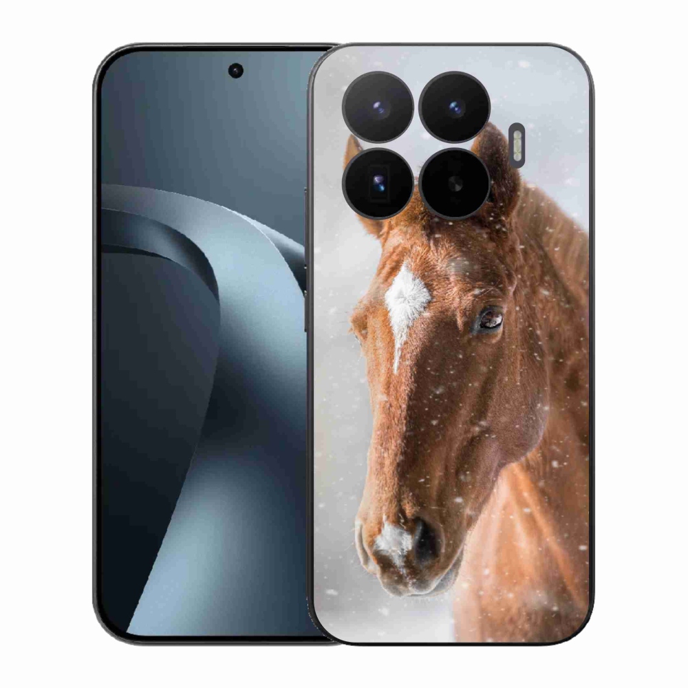 Gelový kryt mmCase na Xiaomi 17T - hnědý kůň 2