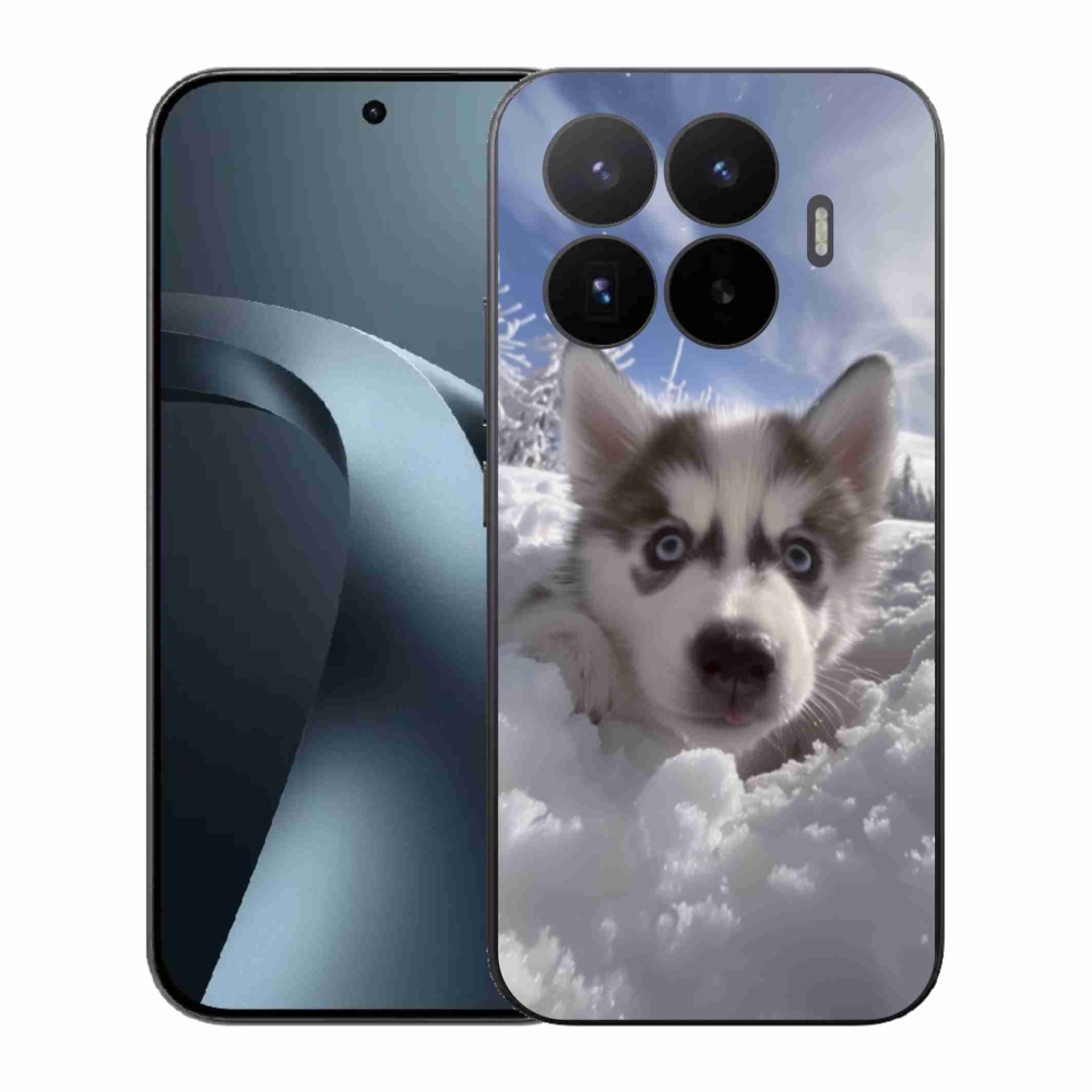 Gelový kryt mmCase na Xiaomi 17T - husky ve sněhu