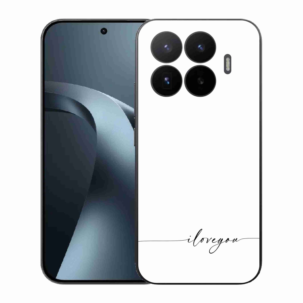 Gelový kryt mmCase na Xiaomi 17T - I love you bílé pozadí