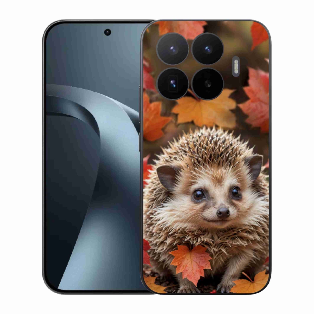 Gelový kryt mmCase na Xiaomi 17T - ježek v listí