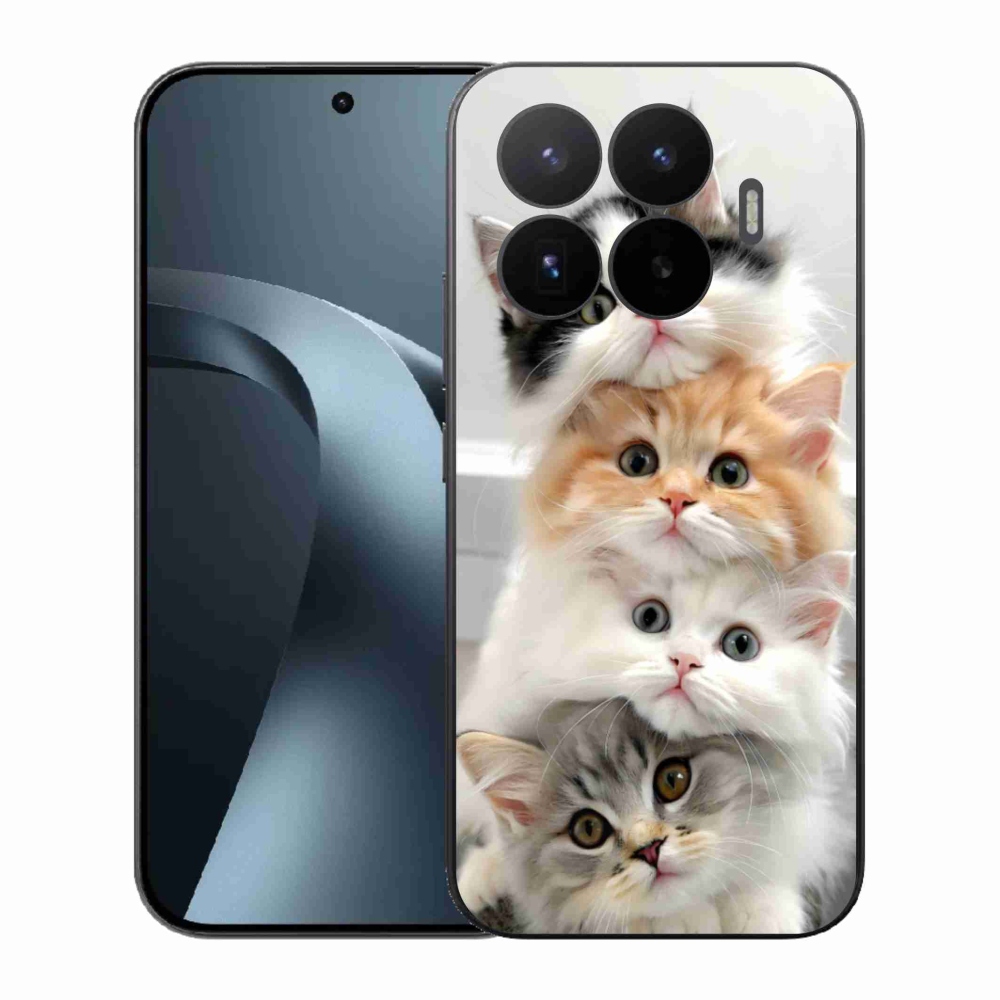 Gelový kryt mmCase na Xiaomi 17T - kočičí parta